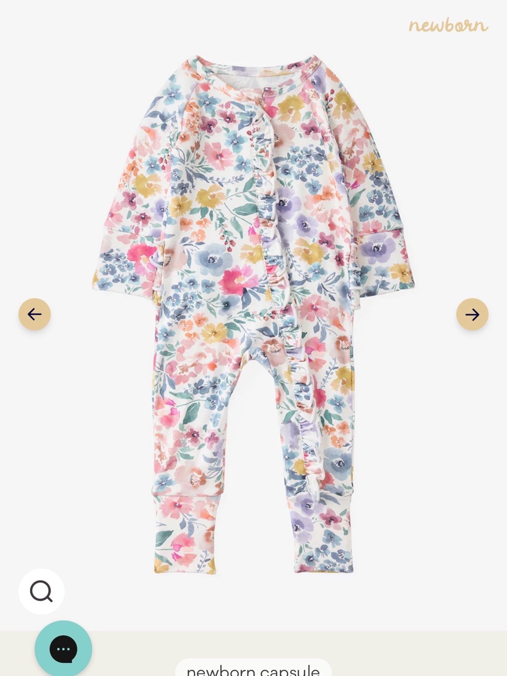Little Sleepies Tiny Blooms Newborn Capsule